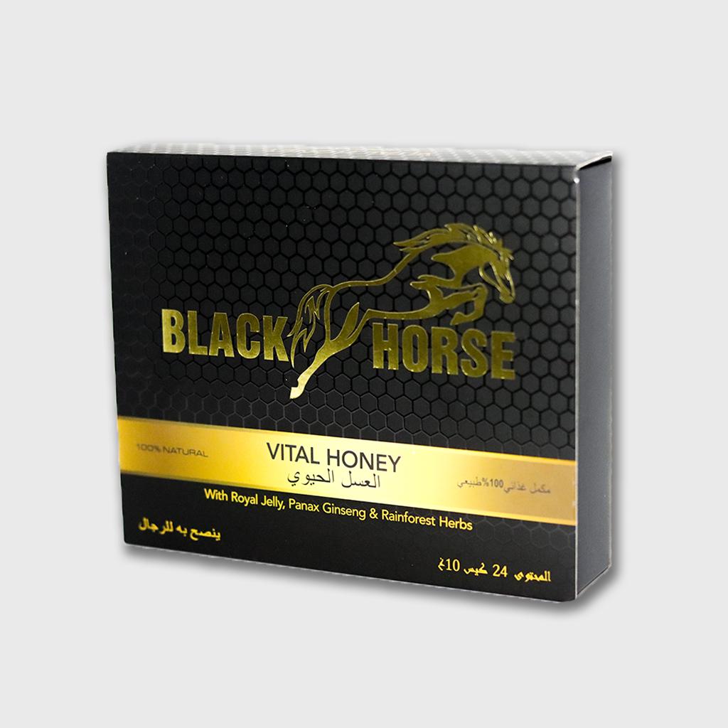 Black Horse Vital Honey 24 sachets x 10g box