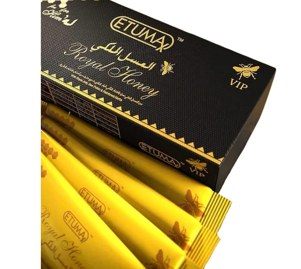 ETUMAX Royal Honey VIP 6 sachets x 10g box and sachets