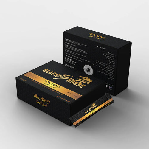 Black Horse Vital Honey box and sachet