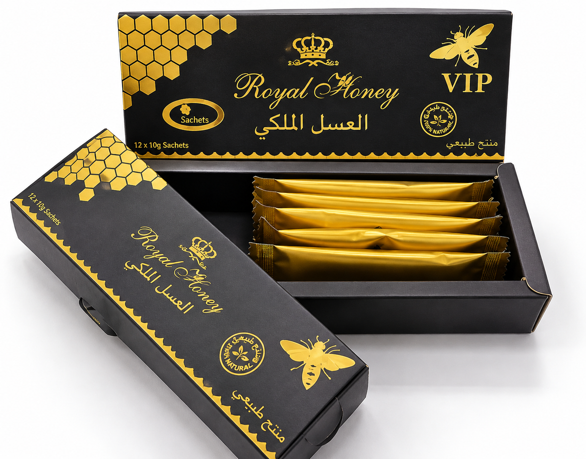 Royal Honey VIP 12 sachets x 10g box with sachets